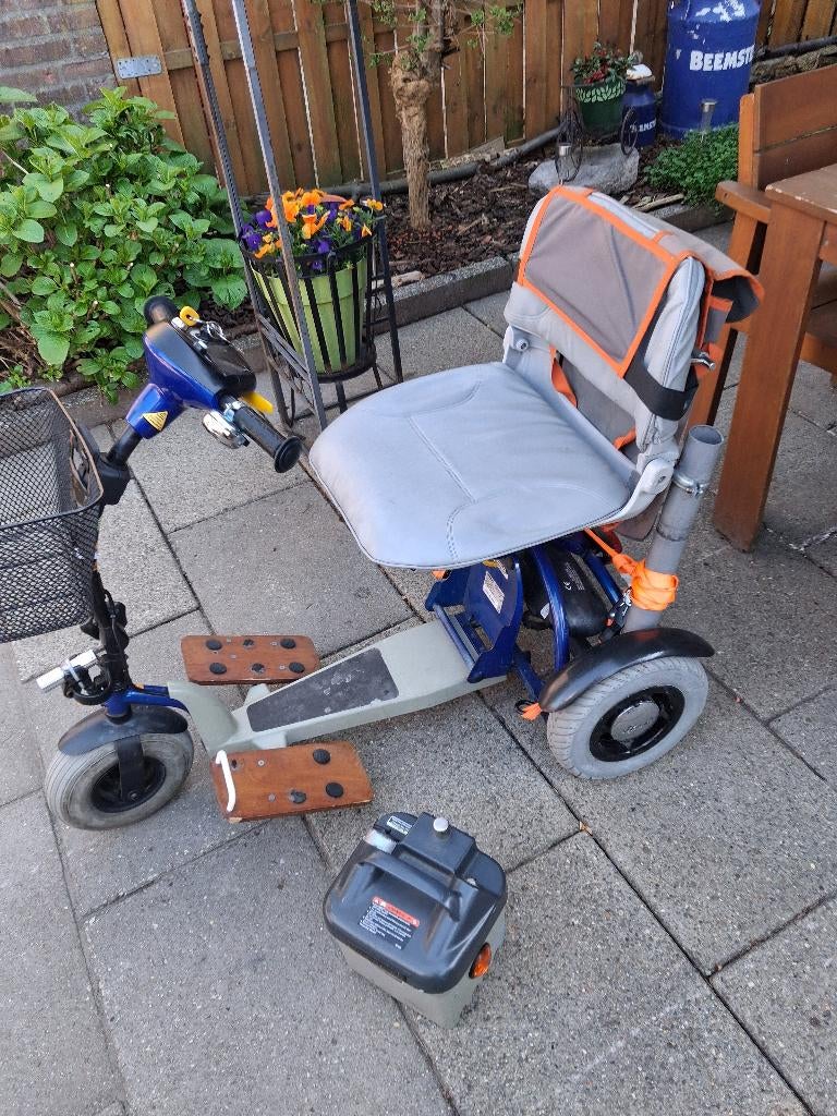 Opvouwbare scootmobiel met Twinny Load Easy, Diversen, 10 km/u of minder, Gebruikt, 15 km of minder, Ophalen