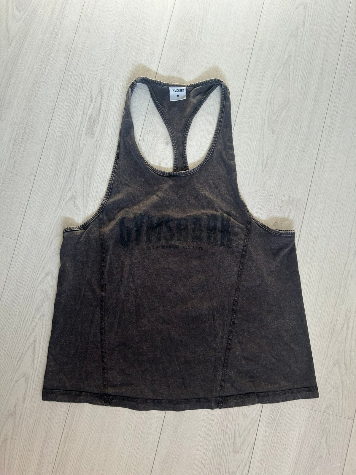 Gymshark Heritage Washed Stringer maat M, Kleding | Heren, Fitness, Maat 48/50 (M), Ophalen of Verzenden, Zo goed als nieuw