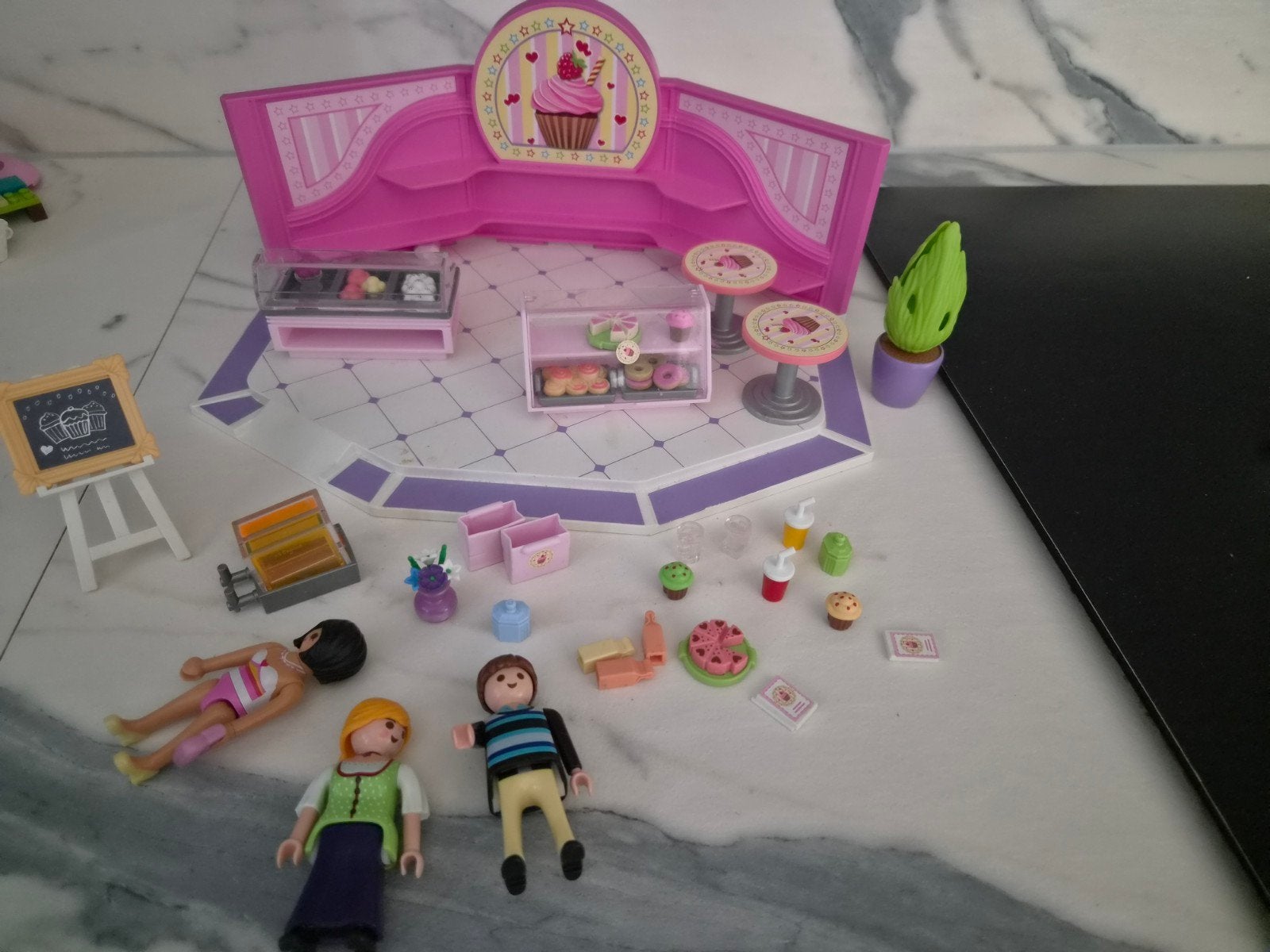 Playmobil Cupcake Winkel met poppen en accessoires, Ophalen, Gebruikt, Babypop