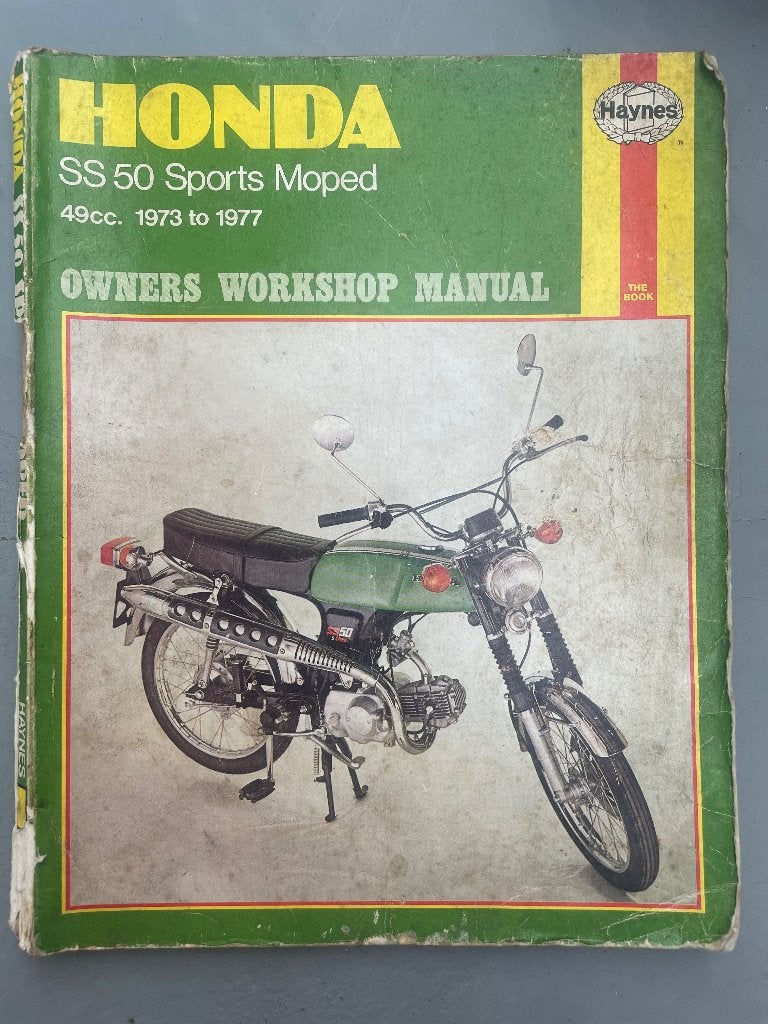 Werkplaatshandboek Honda SS 50 - 1973 tot 1977, Motoren, Ophalen of Verzenden, Honda