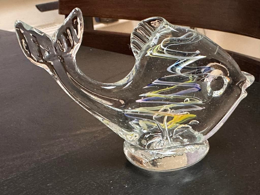 glazen vis - Decoratief kunstobject, Antiek en Kunst, Kunst | Designobjecten, Ophalen of Verzenden