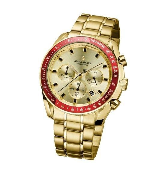 Alpha sierra Starbuster GRS03, Sieraden, Tassen en Uiterlijk, Horloges | Heren, Staal, Staal, Polshorloge, Nieuw