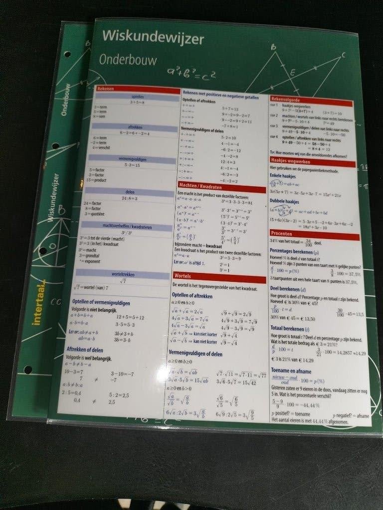 Wiskunde - Wiskundewijzer - onderbouw - intertaal - Nieuw!@, Ophalen, Nieuw, Overige niveaus