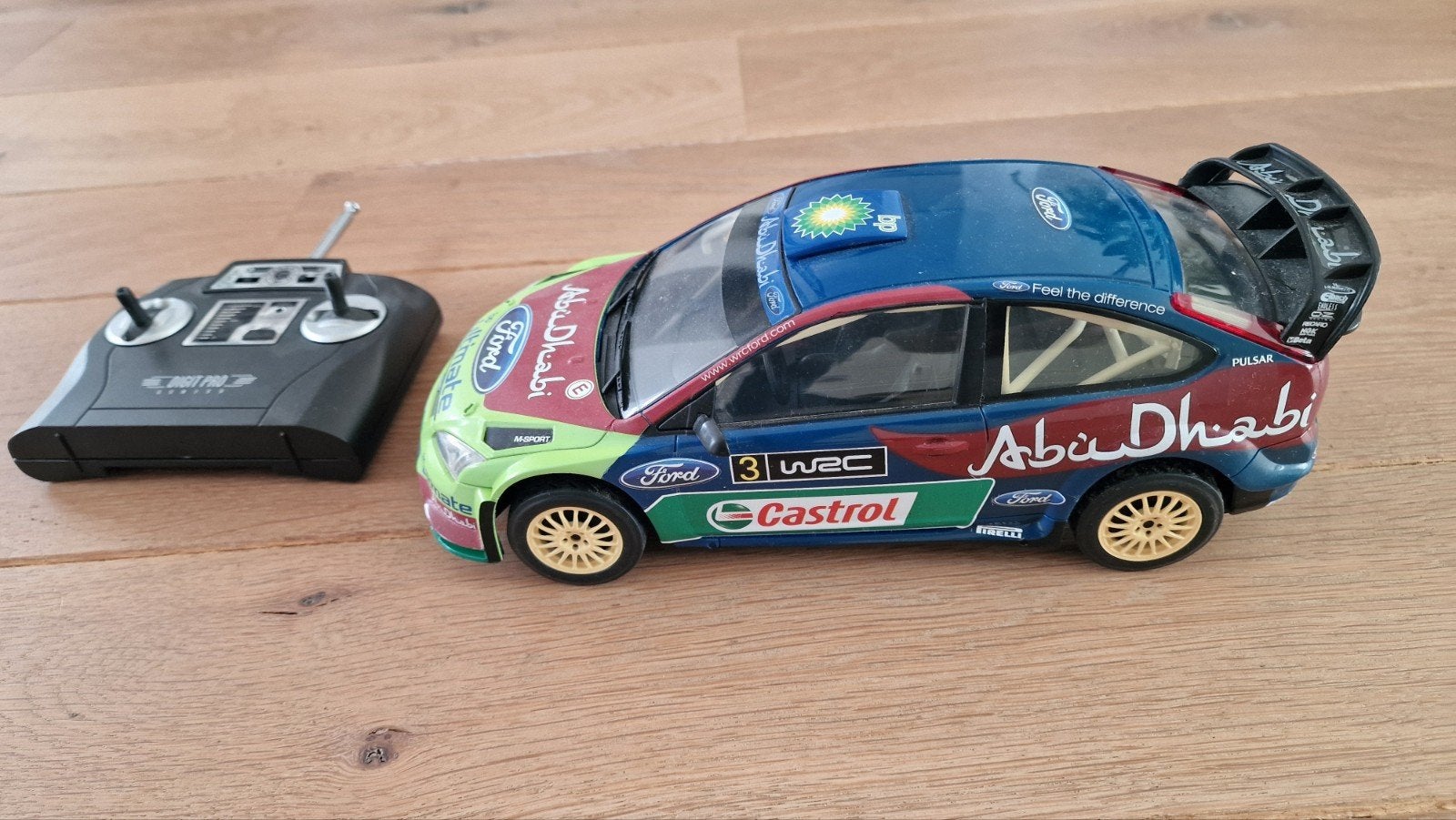 RC Ford Focus Rallyauto, Hobby en Vrije tijd, Ophalen of Verzenden, Overige schalen, Onderdeel