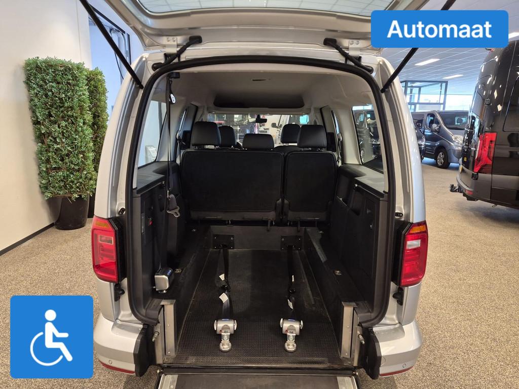 Volkswagen Caddy Maxi Rolstoelauto Automaat 150cm lang x 85c, Automaat, 12 maanden, Gebruikt, Parkeersensor