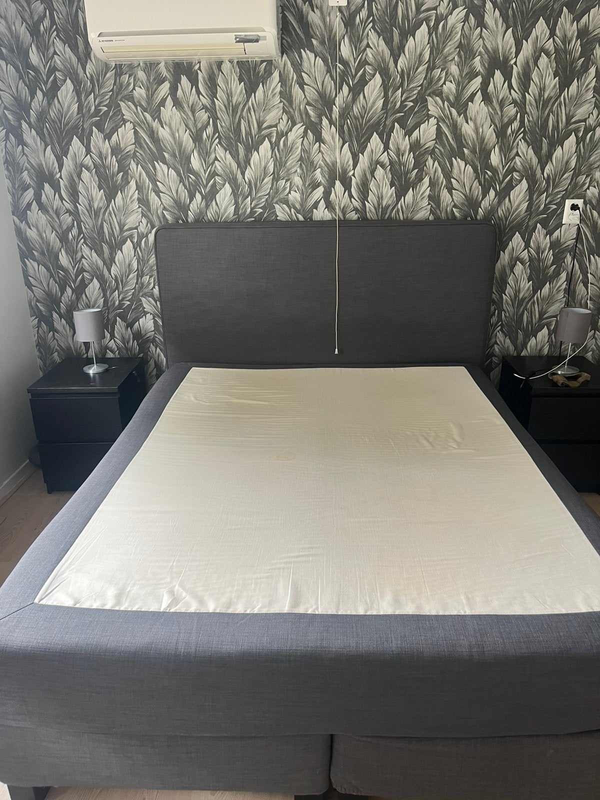 Boxspring te koop, Ophalen, Tweepersoons, Zo goed als nieuw, 180 cm