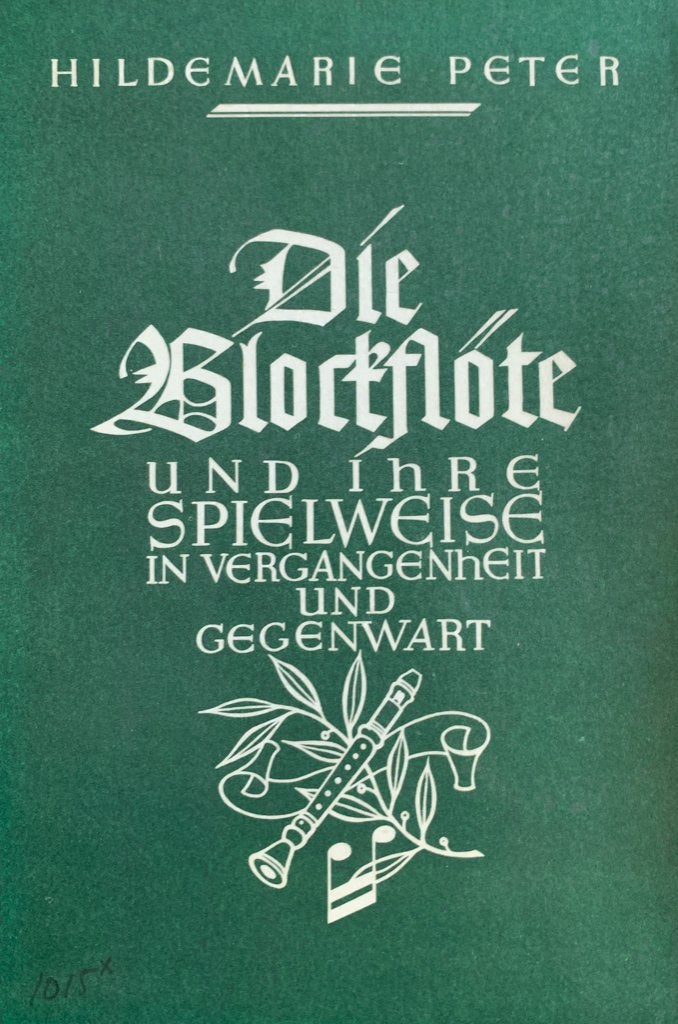 Hildemarie Peter - Die Blockflöte und ihre Spielweise......., Gelezen, Ophalen of Verzenden, Hildemarie Peter, Overige onderwerpen