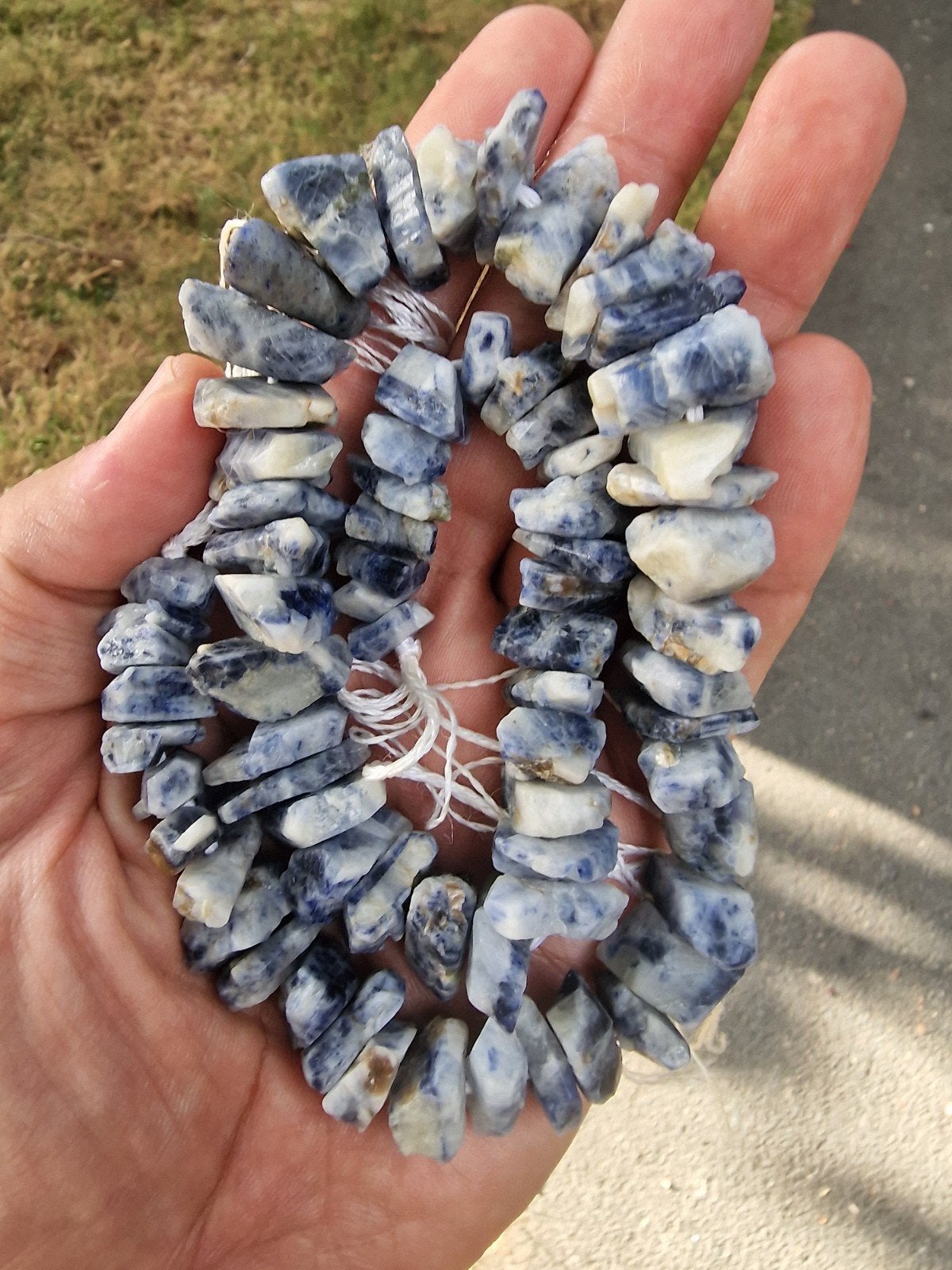 Natuurlijke Saffier Kristal Kralen Ketting - 194 gram, Overige kleuren, Csj, Nieuw, Ophalen of Verzenden