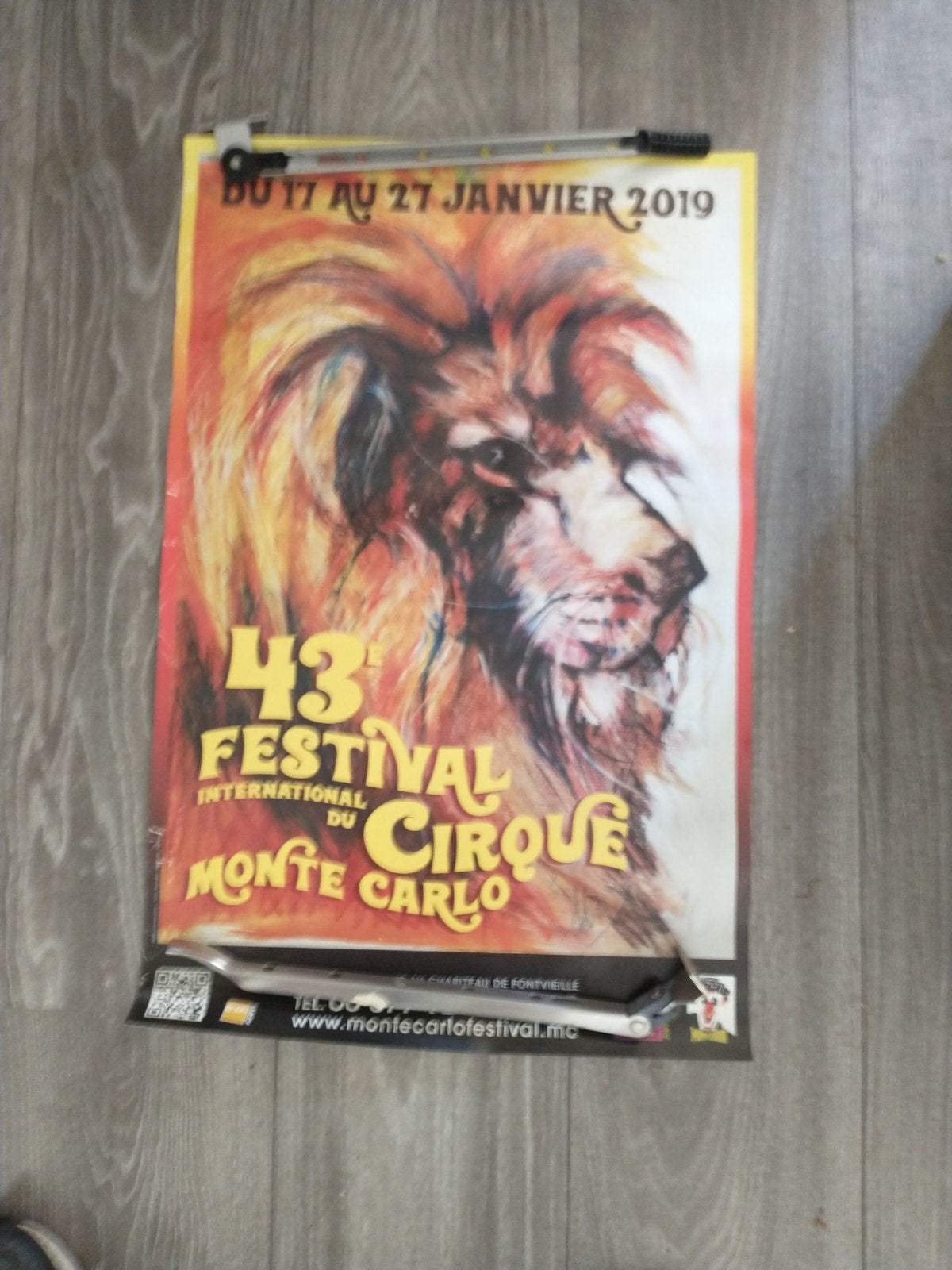 Circus Monte Carlo Poster 2019 - Leeuw, Ophalen of Verzenden, A1 t/m A3