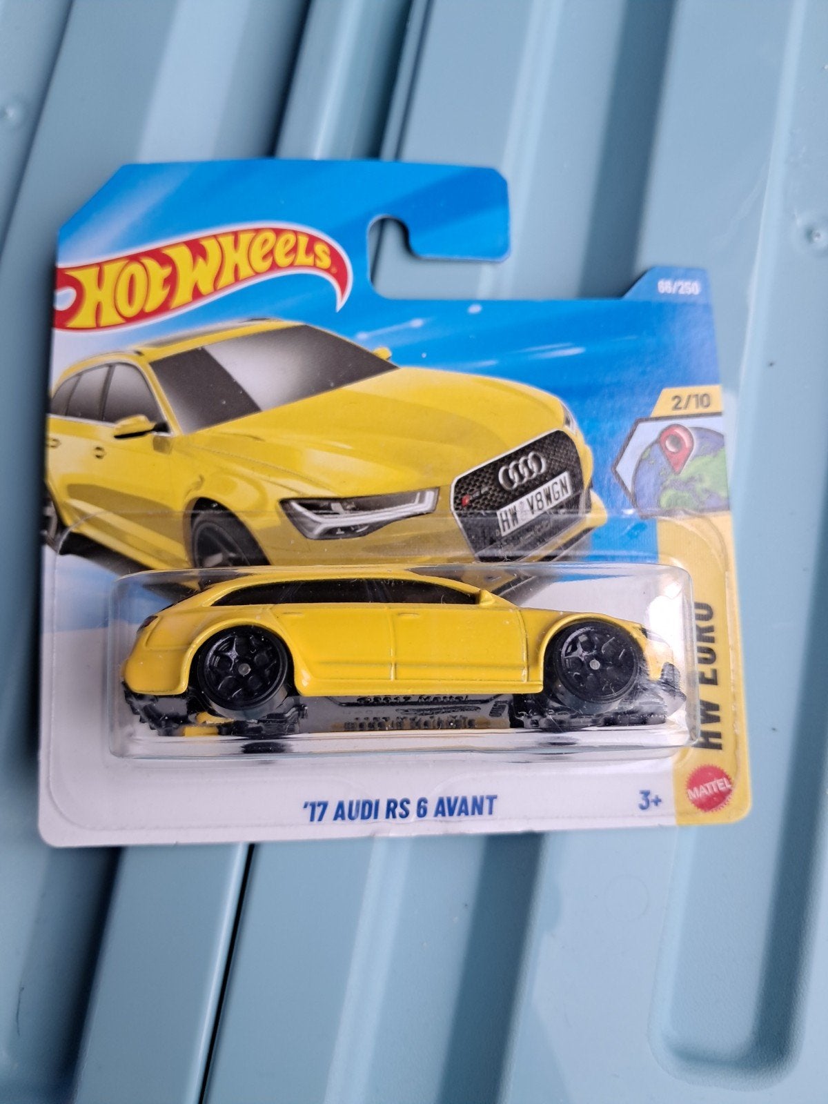 Hot Wheels 17 Audi RS 6 Avant geel nieuw in verpakking, Ophalen of Verzenden, Nieuw, Auto