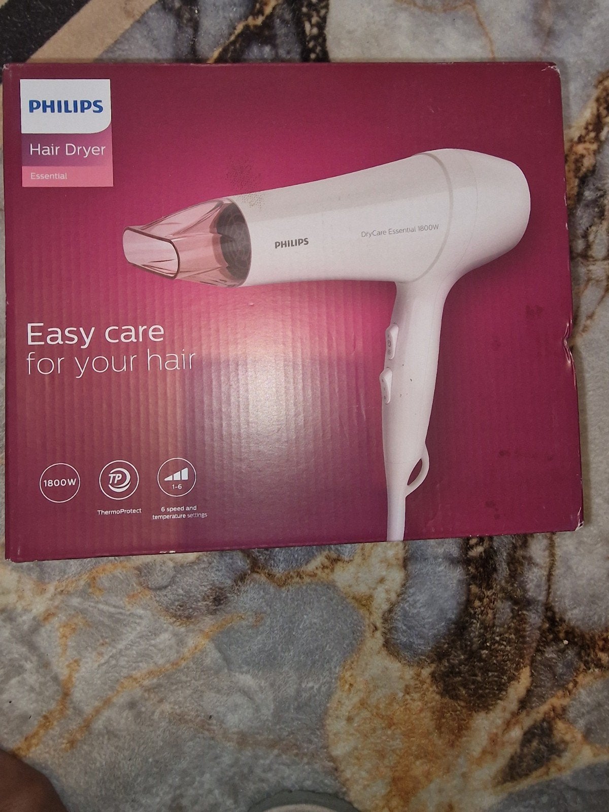 Philips DryCare Essential 1800W Föhn - Nieuw in doos, Ophalen of Verzenden, Nieuw, Haarverzorging