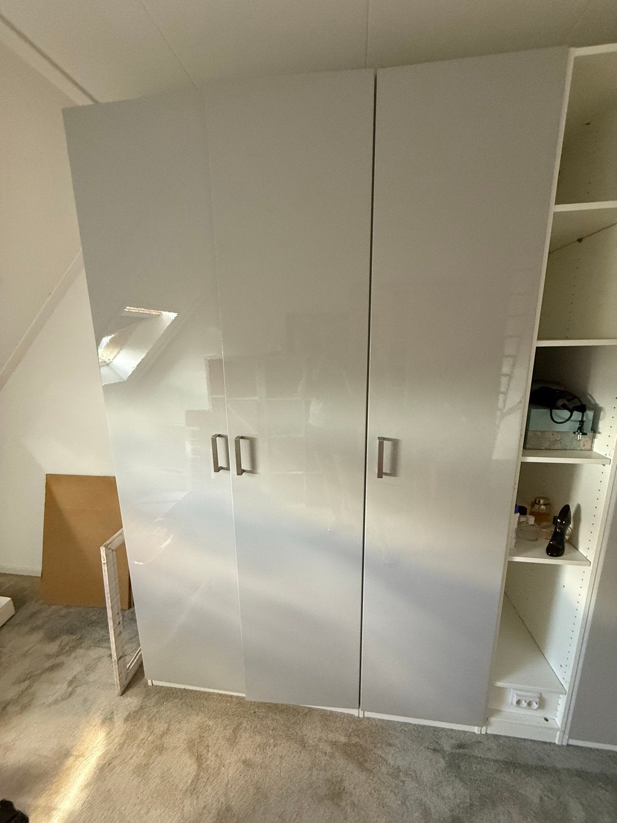 IKEA PAX: Grijze kledingkast deuren- 240x50 cm (5 stuks), Huis en Inrichting, Kasten | Kledingkasten, Ophalen, Minder dan 50 cm