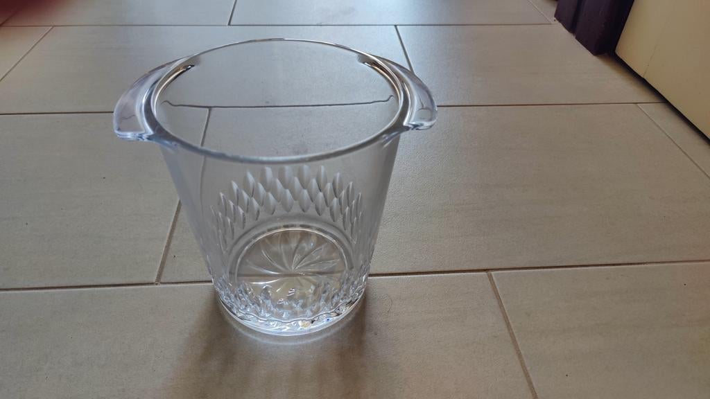 Champagne / wijn koeler, Ophalen of Verzenden, Glas, Minder dan 50 cm, Minder dan 5 flessen