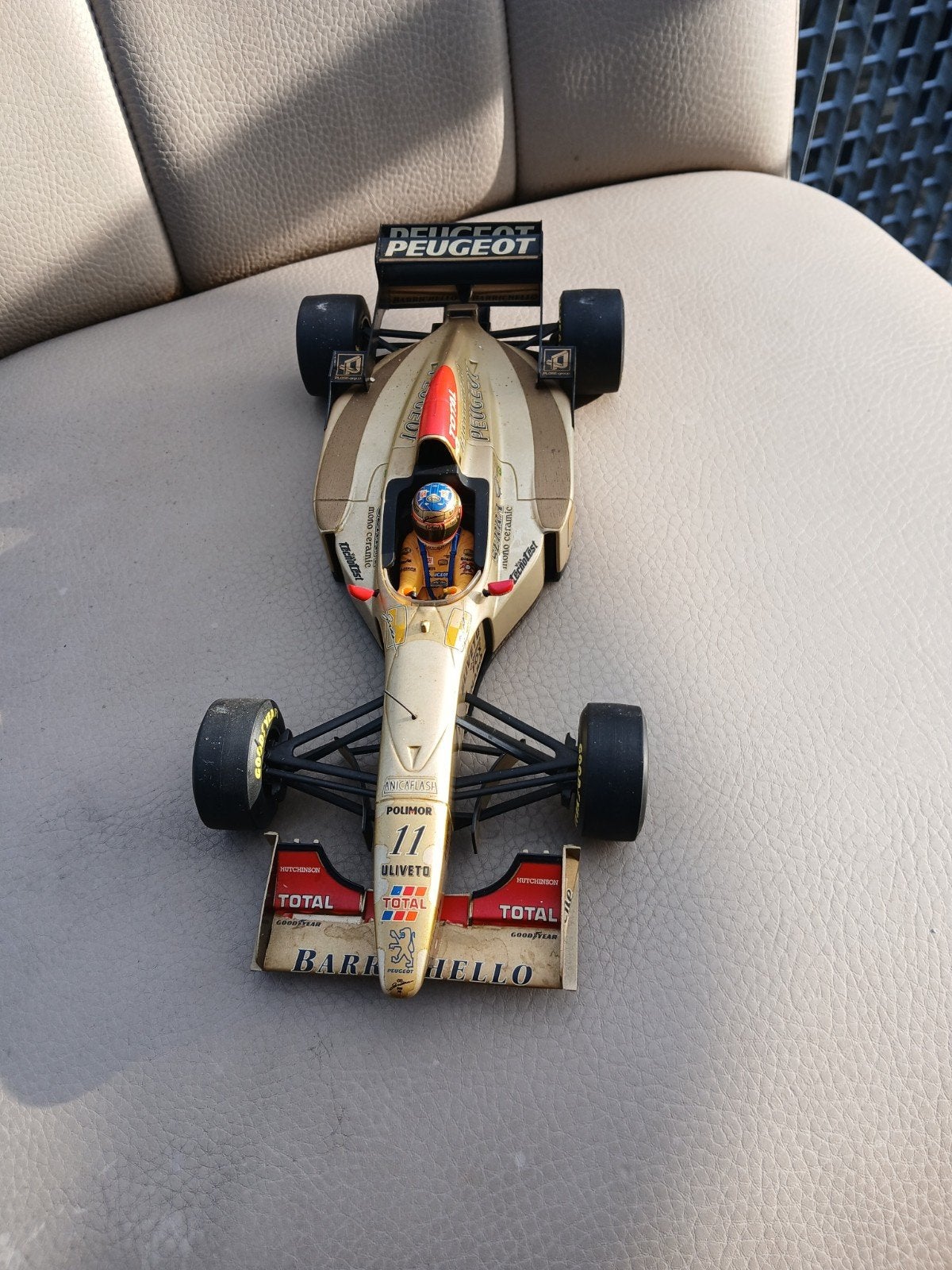 rubens barrichello jordan peugeot 196 uit het seizoen 1996, Ophalen of Verzenden, Auto's