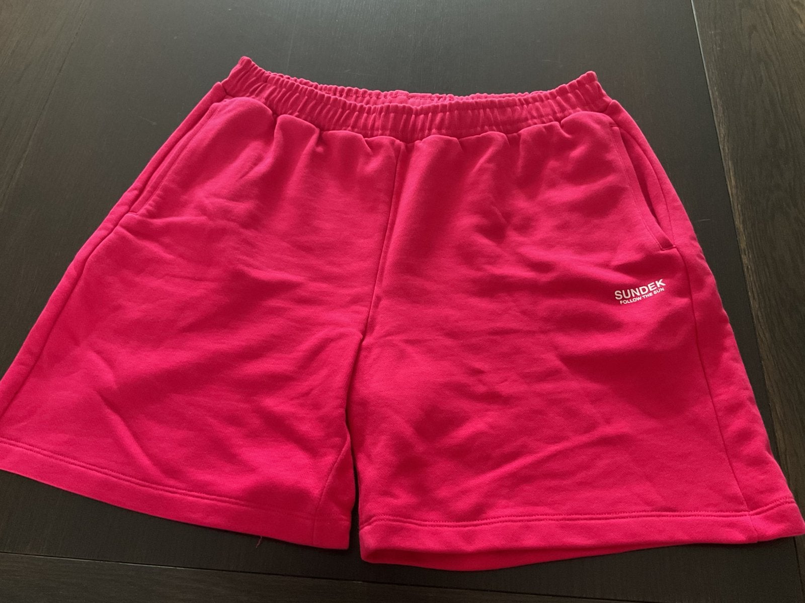 Sundek roze jogging kortbroek maat L nieuw, Nieuw, Ophalen of Verzenden, Roze, Maat 42/44 (L)