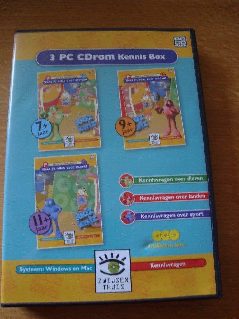3 pc cdrom kenneis box, 1 speler, Ophalen of Verzenden, Zo goed als nieuw, Vanaf 3 jaar