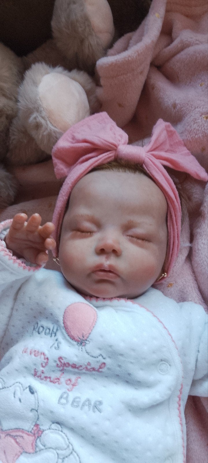 Reborn Delilah, Ophalen of Verzenden, Zo goed als nieuw, Babypop, Levensecht of Reborn