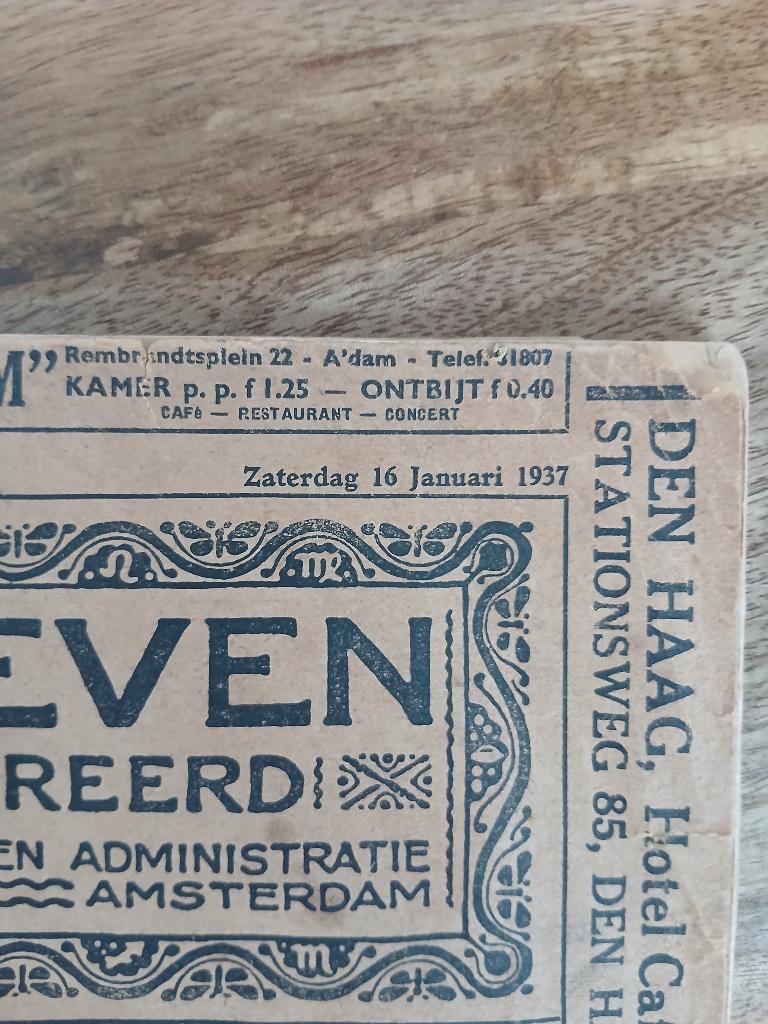 Tijdschtift, Verzamelen, Tijdschriften, Kranten en Knipsels, Ophalen of Verzenden, 1920 tot 1940, Tijdschrift