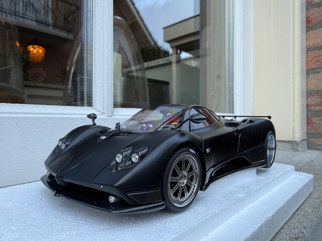 1:18 Pagani Zonda F Mattzwart 2005 Almost Real, Overige merken, Auto, Successervice2@hotmail.com, Building 1, 253 Jinsha East Road, Shajiao, Shipai Town, Dongguan City, Guangdong Province, China
