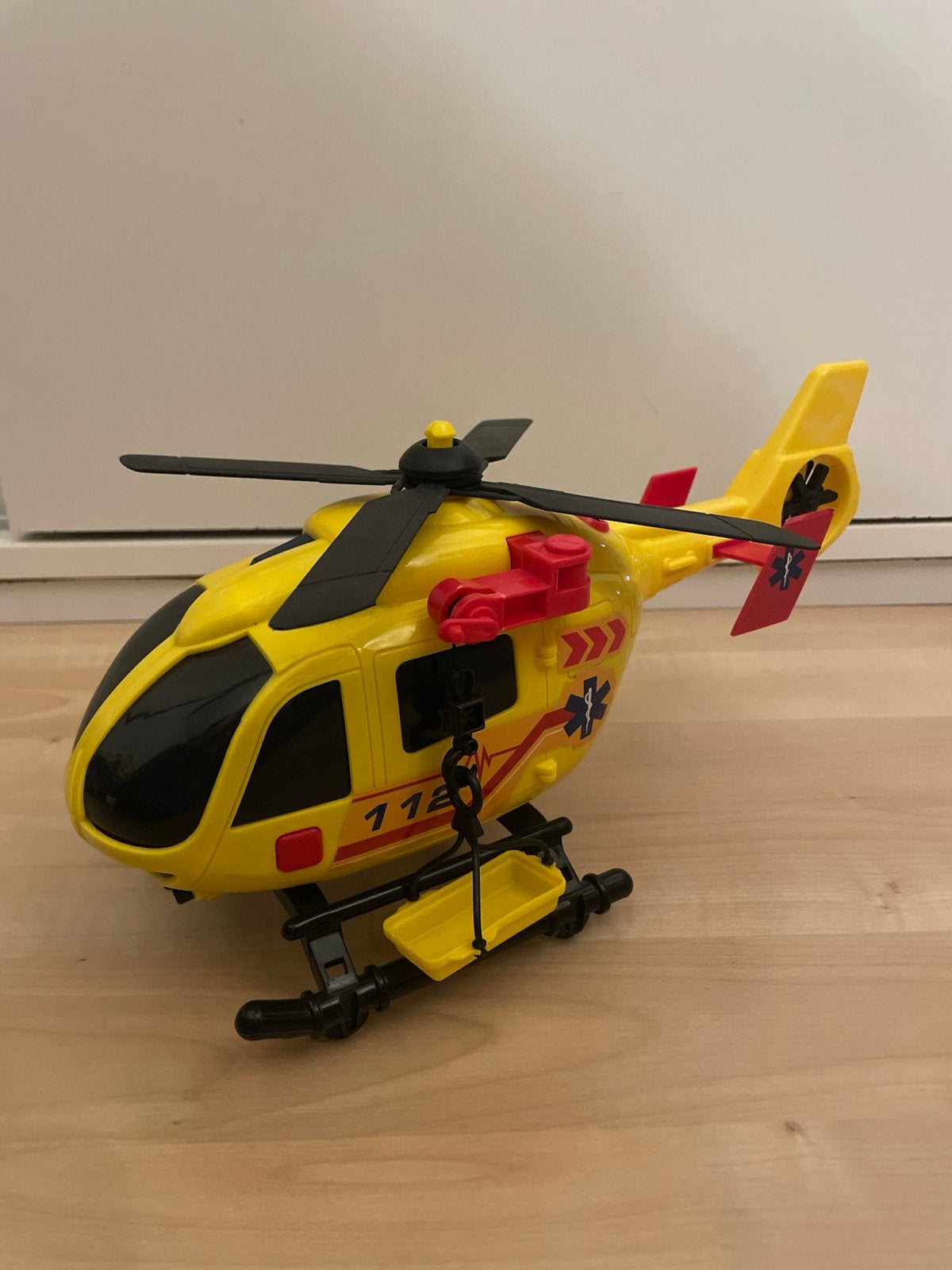 Speelgoed Helikopter 112 - Geel, Ophalen of Verzenden, Gebruikt