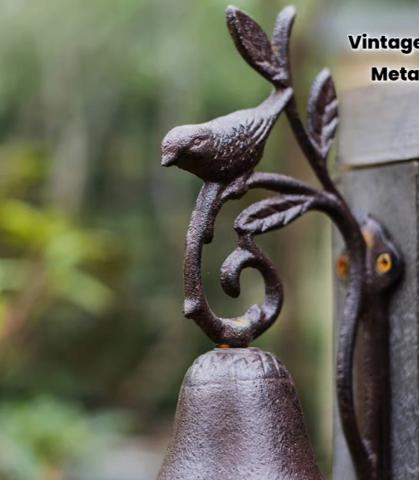 Bel vogel gietijzer, Huis en Inrichting, Deurbellen, Ophalen of Verzenden, Nieuw, Draadloos