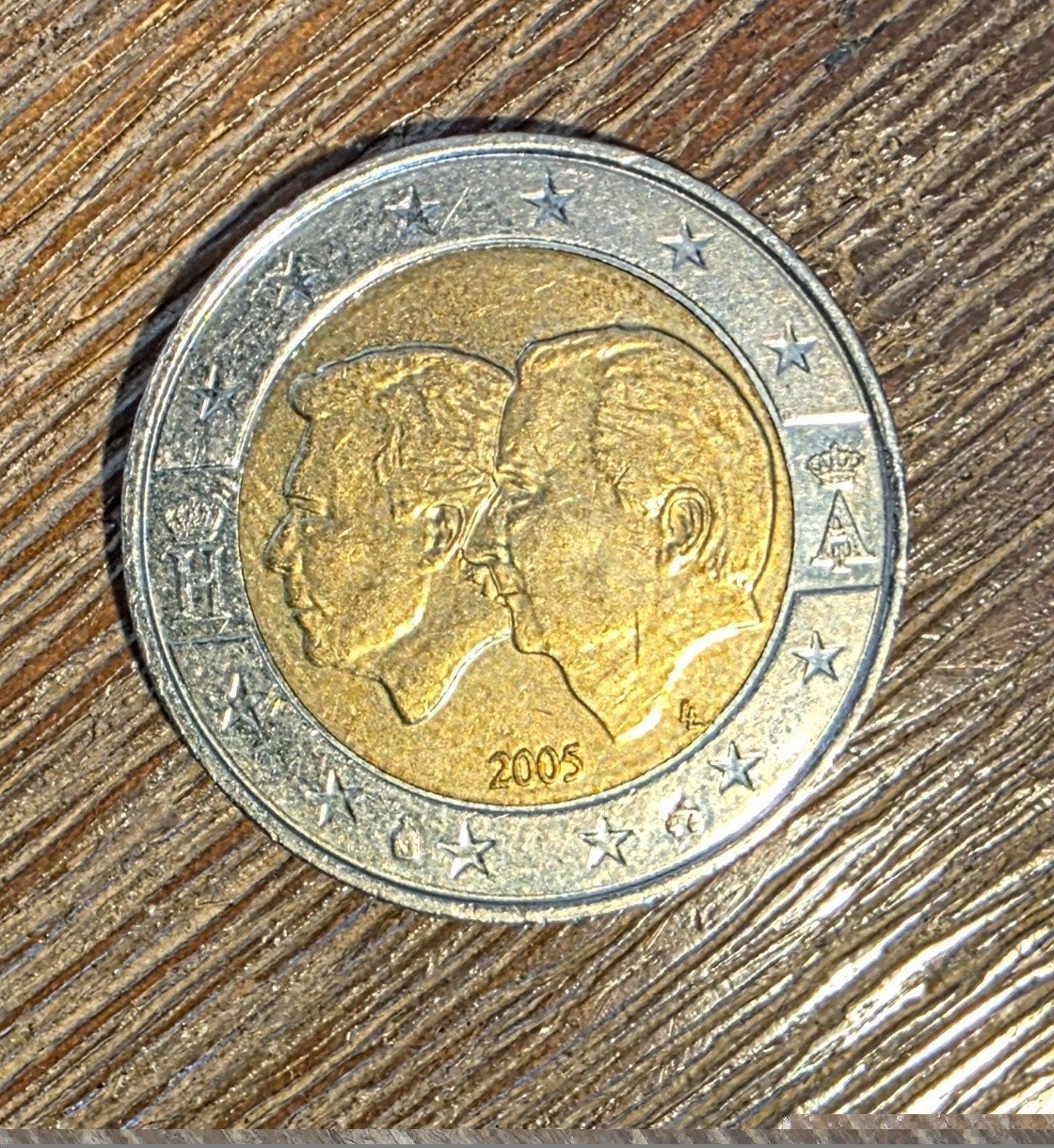 2 Euro Belgische herdenkingsmunt 2005, Postzegels en Munten, Ophalen, België, 2 euro