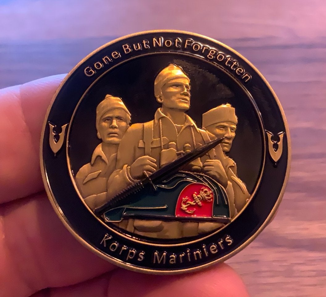 Coin Commando marinier Korps mariniers nr 411 uit overzicht, Verzamelen, Militaria | Algemeen, Ophalen of Verzenden, Landmacht