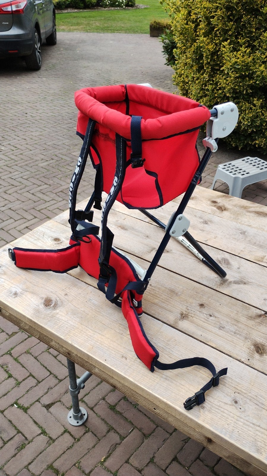 Retro Chicco Caddy rugdrager met inklapbaar frame, Harnas, Ophalen of Verzenden, Zo goed als nieuw, Chicco
