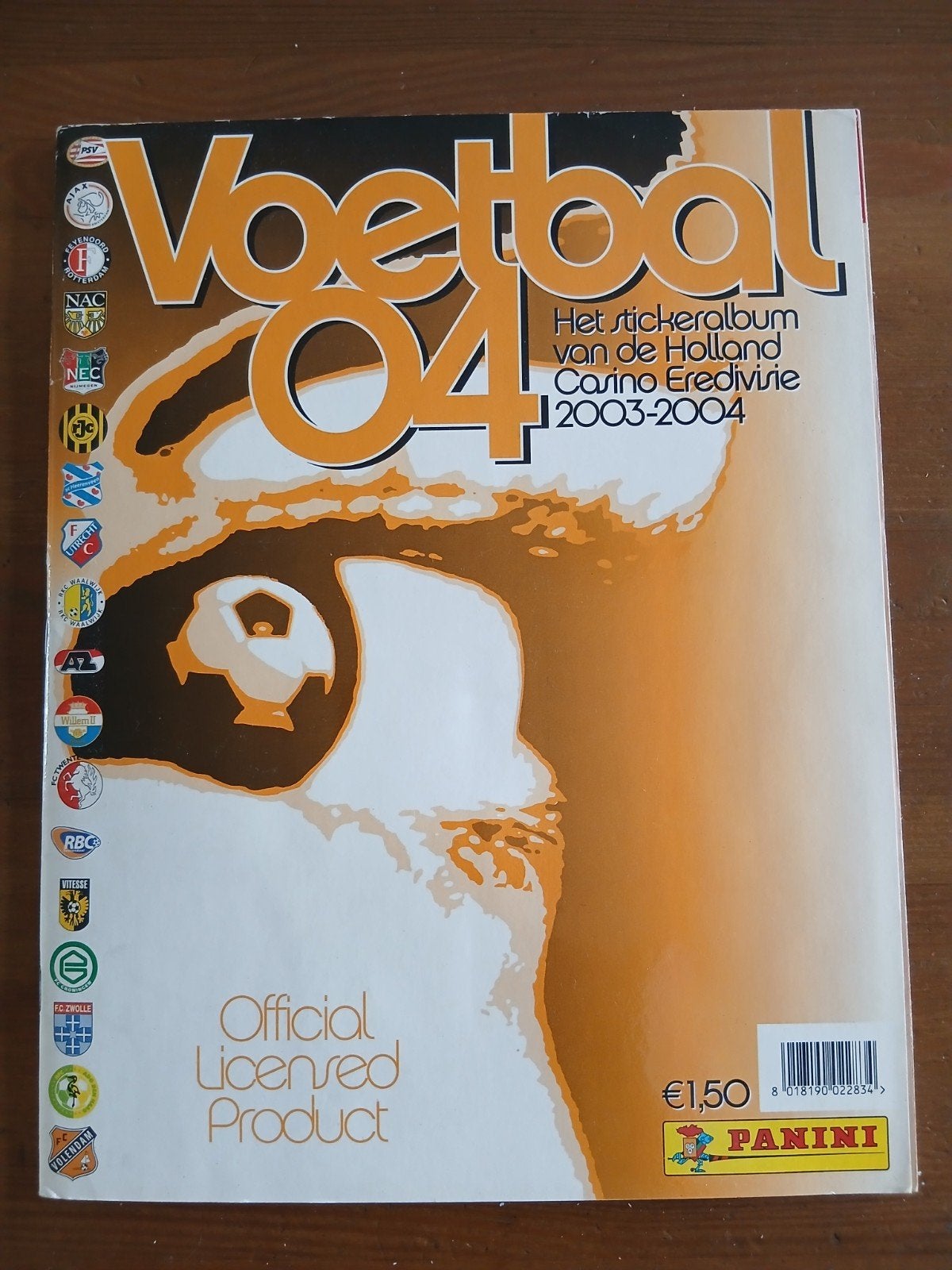 Panini voetbal 04 2004 stickeralbum stickerboek boek album, Ophalen of Verzenden, Zo goed als nieuw