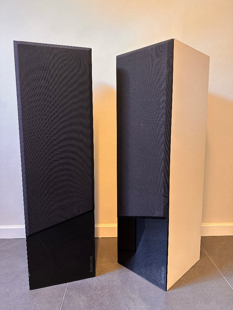 Audiolab Thesis speakers, Stereo speakers, Gebruikt, 60 tot 120 watt, Ophalen