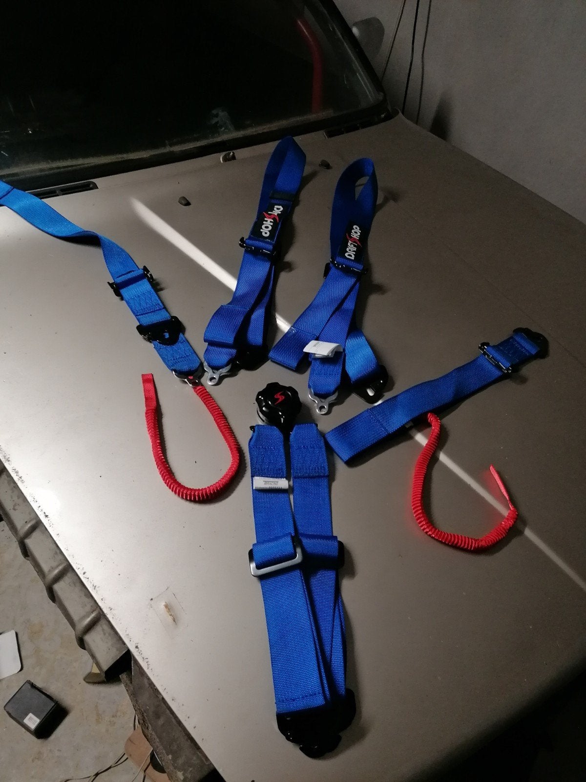 6-Punts Gordels met Quick Release Sluiting (Blauw/Roze), Auto diversen, Ophalen