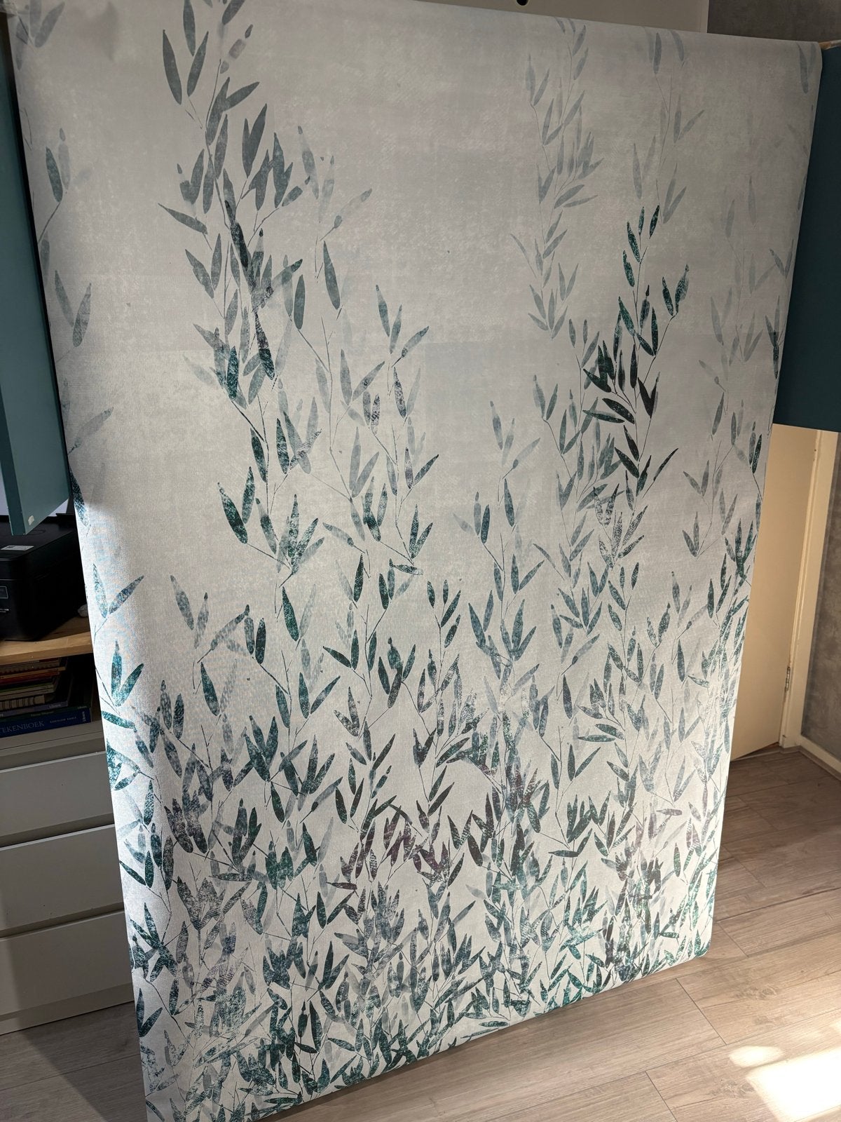 Design fotobehang botanisch bladmotief 300 x 127 cm, Ophalen, Bladeren, Natuurlijk, Overige merken