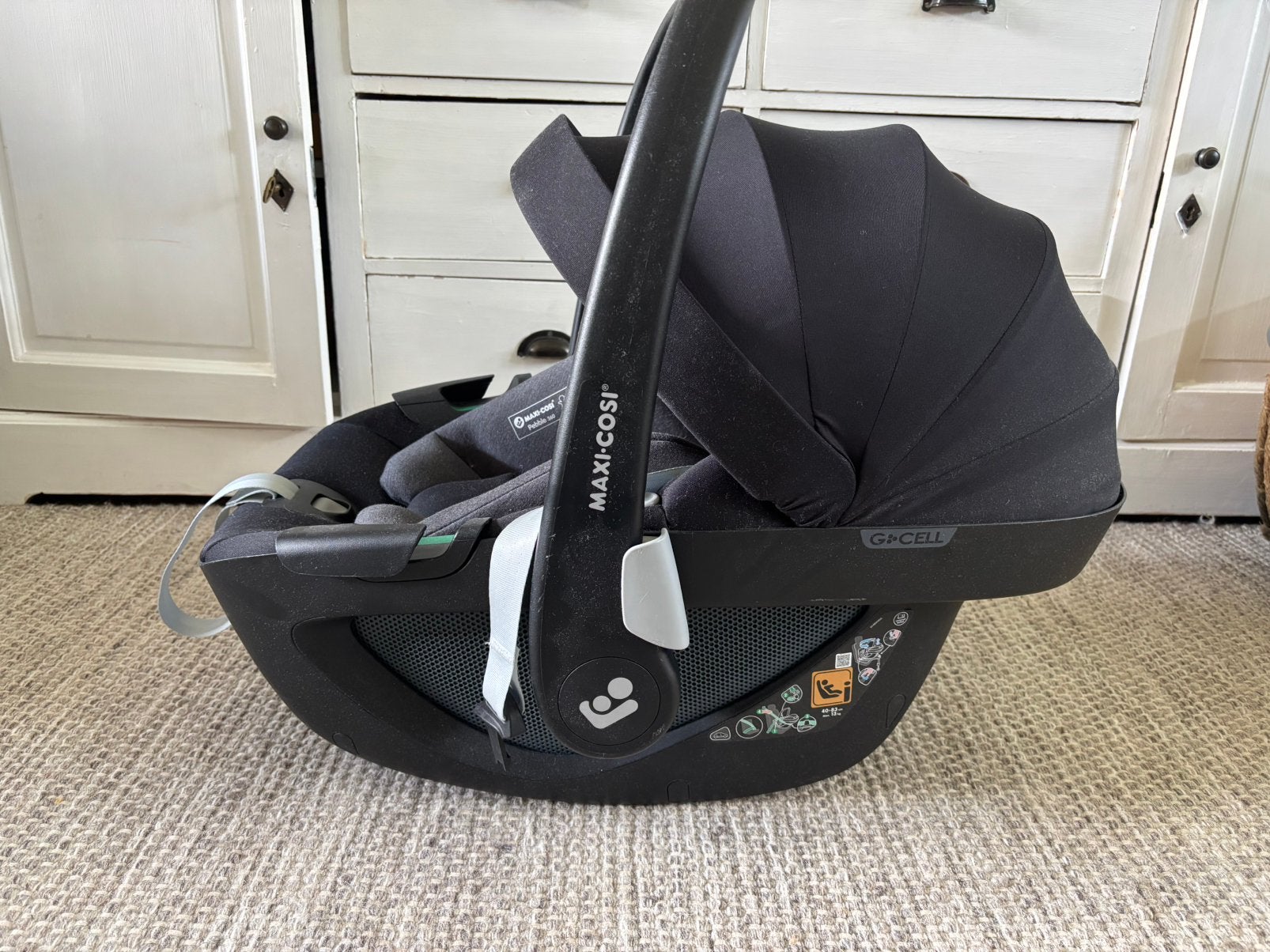 Maxi-Cosi Peble 360, Ophalen, Autogordel of Isofix, Slaapstand, Zo goed als nieuw