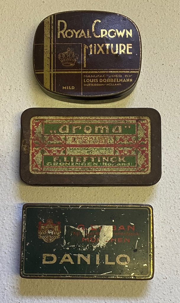 Sigarettenkistjes / tabak doosjes, Ophalen of Verzenden, Gebruikt, Tabaksdoos of Verpakking
