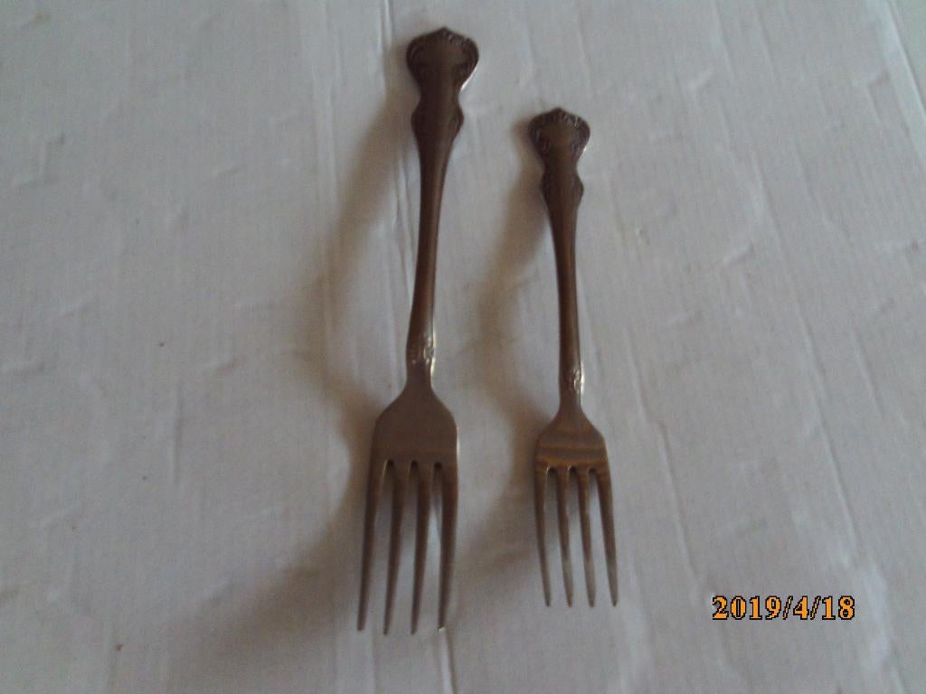 2 gero zilmeta vorken nr. 528 menuet, Ophalen of Verzenden, Gebruikt, Rvs of Chroom