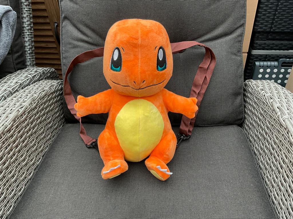 Nieuwe zgan Pokemon Charmander knuffel rugzak schooltas, Ophalen, Nieuw, Rugtas