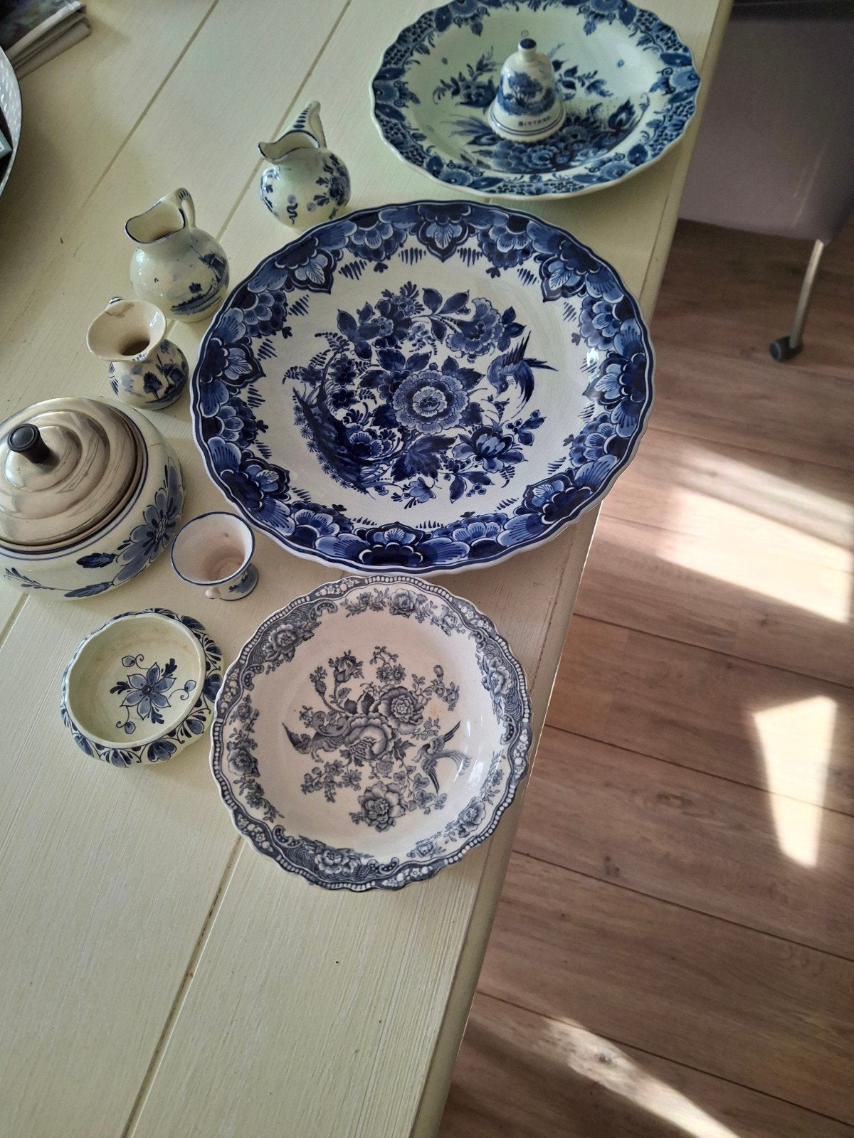 Prachtig Delfts Blauw Serviesgoed Collectie, Ophalen of Verzenden