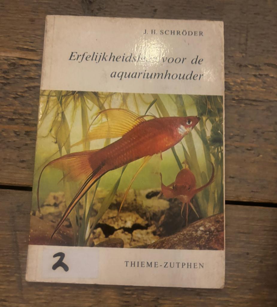 Boekje  erfelijkheidsleer voor de aquariumuouder! 2€, Ophalen of Verzenden, Zo goed als nieuw, Overige typen