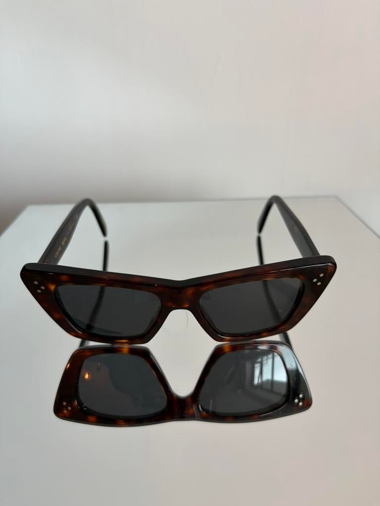 Celine cat eye zonnebril, Ophalen of Verzenden, Zo goed als nieuw, Bruin, Overige merken