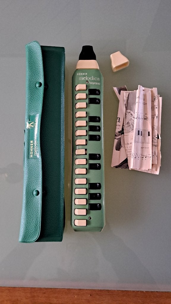 mondharmonica melodica soprano C, Ophalen of Verzenden, Gebruikt, Met koffer of doosje