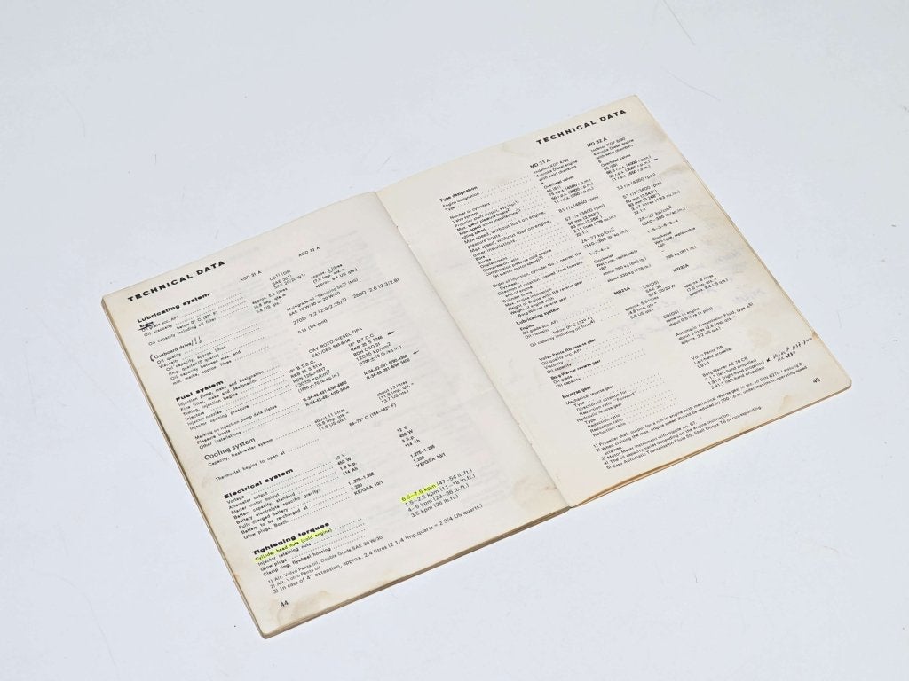 Volvo Penta instructieboek 1977 AQ270 / AQ280 / MD21 / MD31, Niet ingevuld, Niet ingevuld, Ophalen of Verzenden, Niet ingevuld