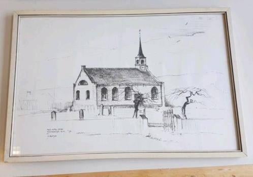 Ned. Hervormde kerk Noordwijk Marum H. Kleyn. Groningen, Antiek en Kunst, Ophalen