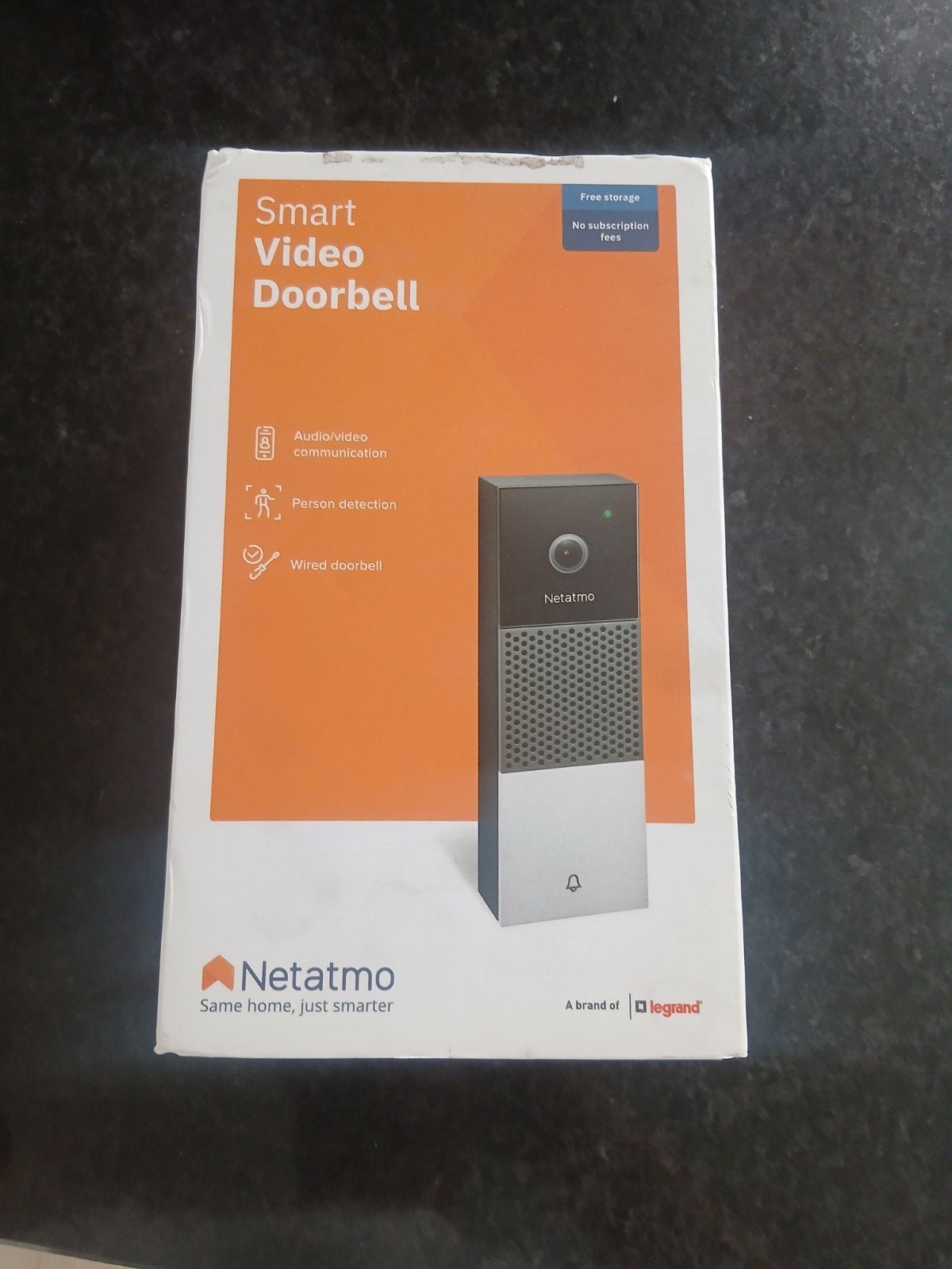Netatmo Slimme Video Deurbel - Nieuw in doos, Ophalen of Verzenden, Zo goed als nieuw