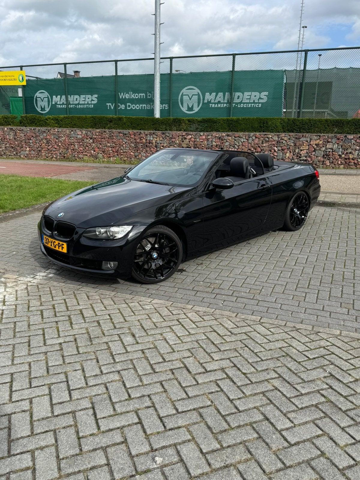 BMW 3-Serie 3.0 I 335 Cabrio AUT 2007 Zwart, Auto's, Automaat, Achterwielaandrijving, Automatische klimaatregeling, Cabriolet