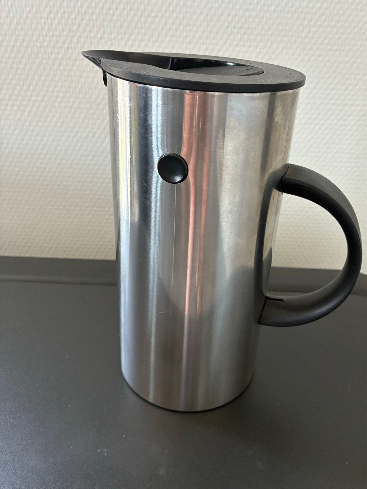 Stelton thermoskan 500 ml - Roestvrij staal, Zilver, Ophalen of Verzenden, Metaal, Overige merken
