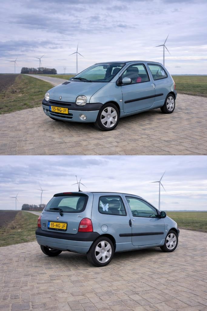 Renault Twingo 1.2 2005 2003 Blauw, 600 kg, 4 cilinders, Origineel Nederlands, Handgeschakeld