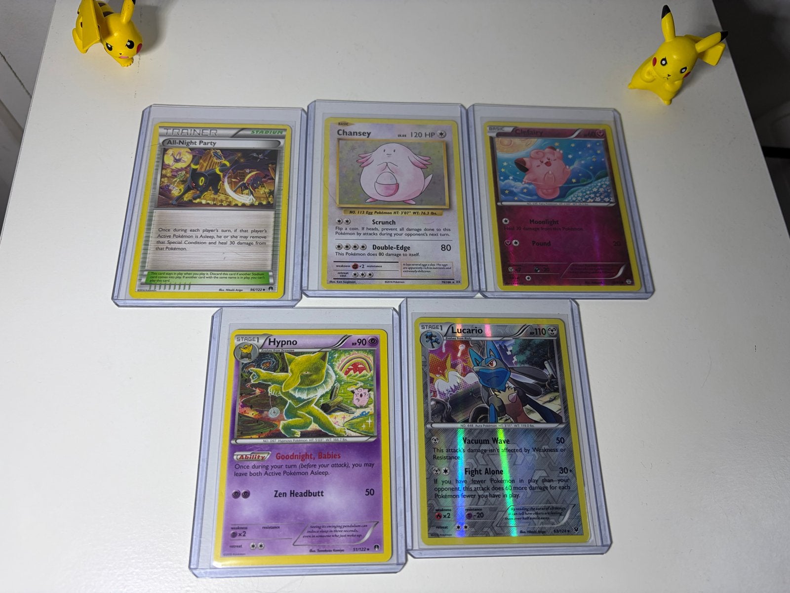 Pokémon Kaarten Set: Trainer, Chansey, Clefairy, Hypno, Luca, Hobby en Vrije tijd, Verzamelkaartspellen | Pokémon, Ophalen of Verzenden