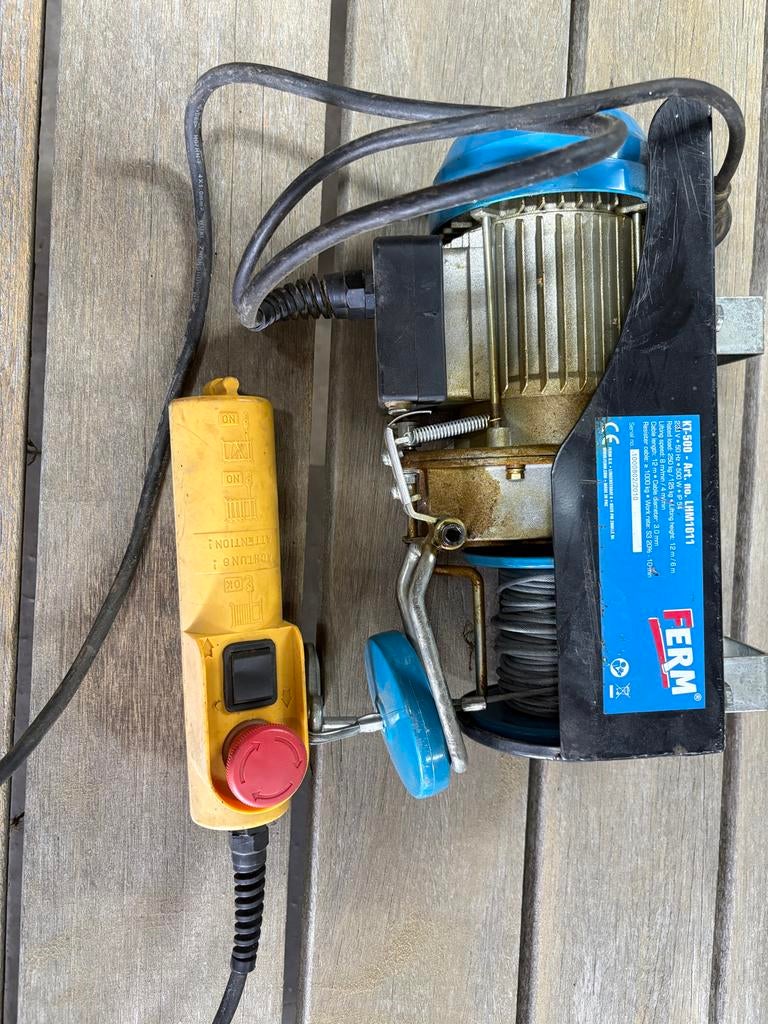 Elektrische Takel, Ophalen of Verzenden, Gebruikt, Elektrisch