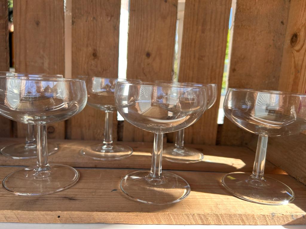 Set van 6 Martini glazen, Antiek en Kunst, Ophalen of Verzenden