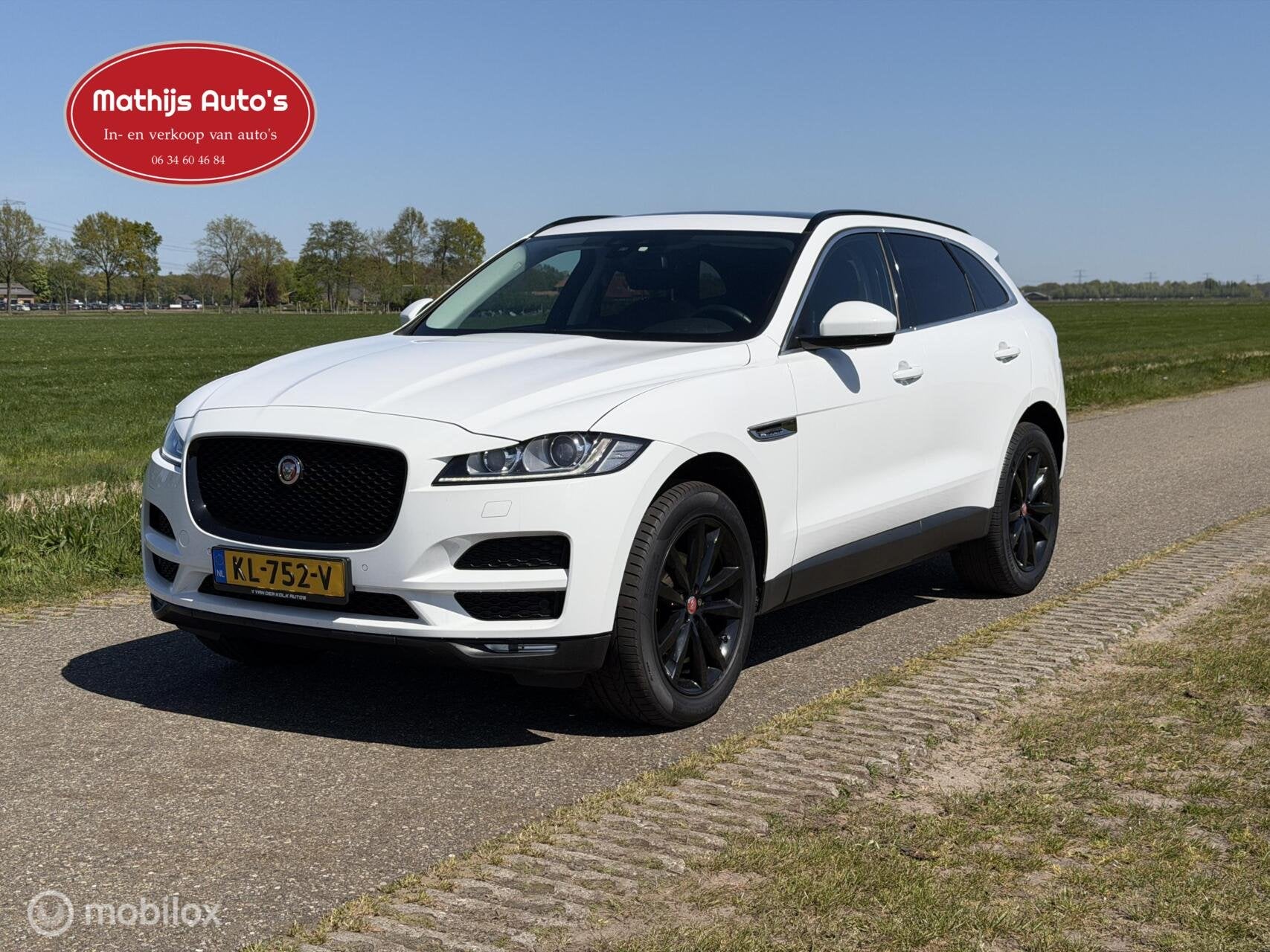 Jaguar F-Pace 2.0 R-Sport AWD 20d Pano! dealer onderhouden!, Auto's, Automaat, Euro 6, 4 cilinders, 179 pk
